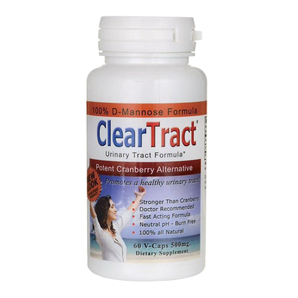 Clear Tract D-Mannose Maintains Healthy Urinary Tract Capsules, 60 Ea